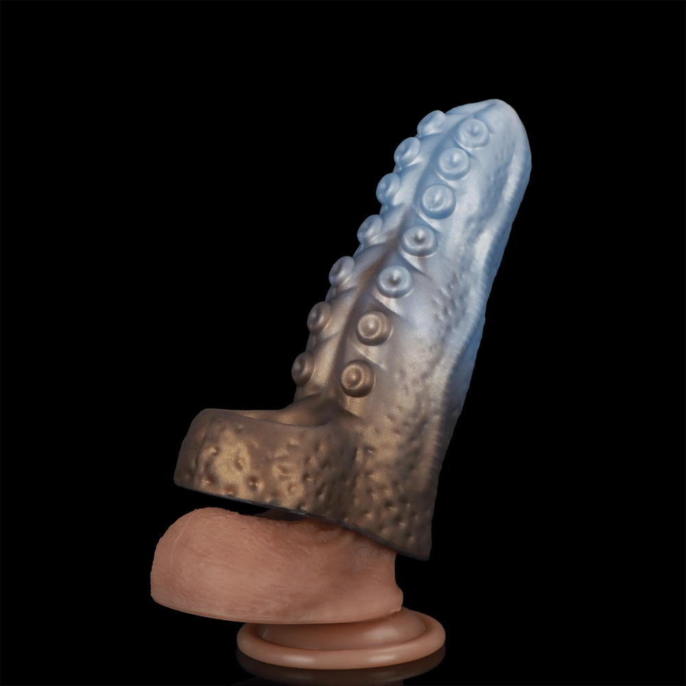 penis sleeve with built-in penis ring