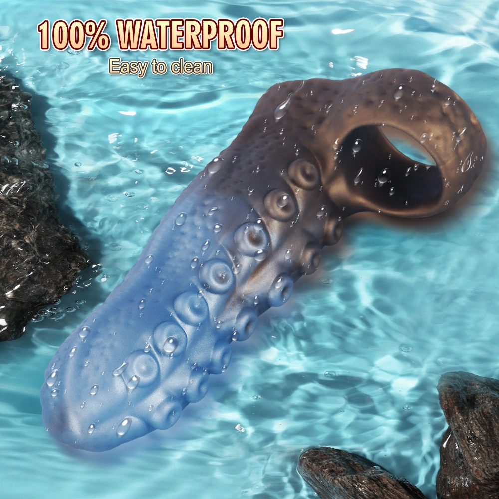 venusfun silicone octopus penis sleeve masturbator