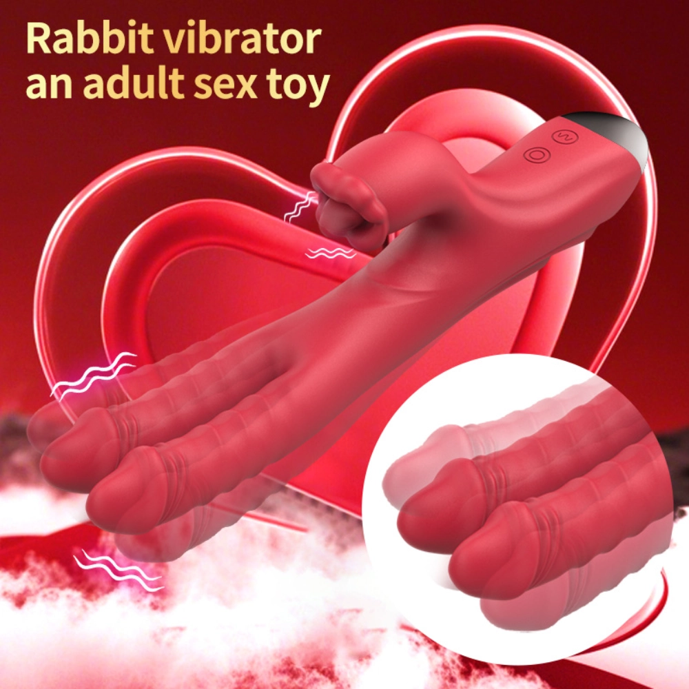 venusfun multi function rabbit vibrator licking vibrating pleasure