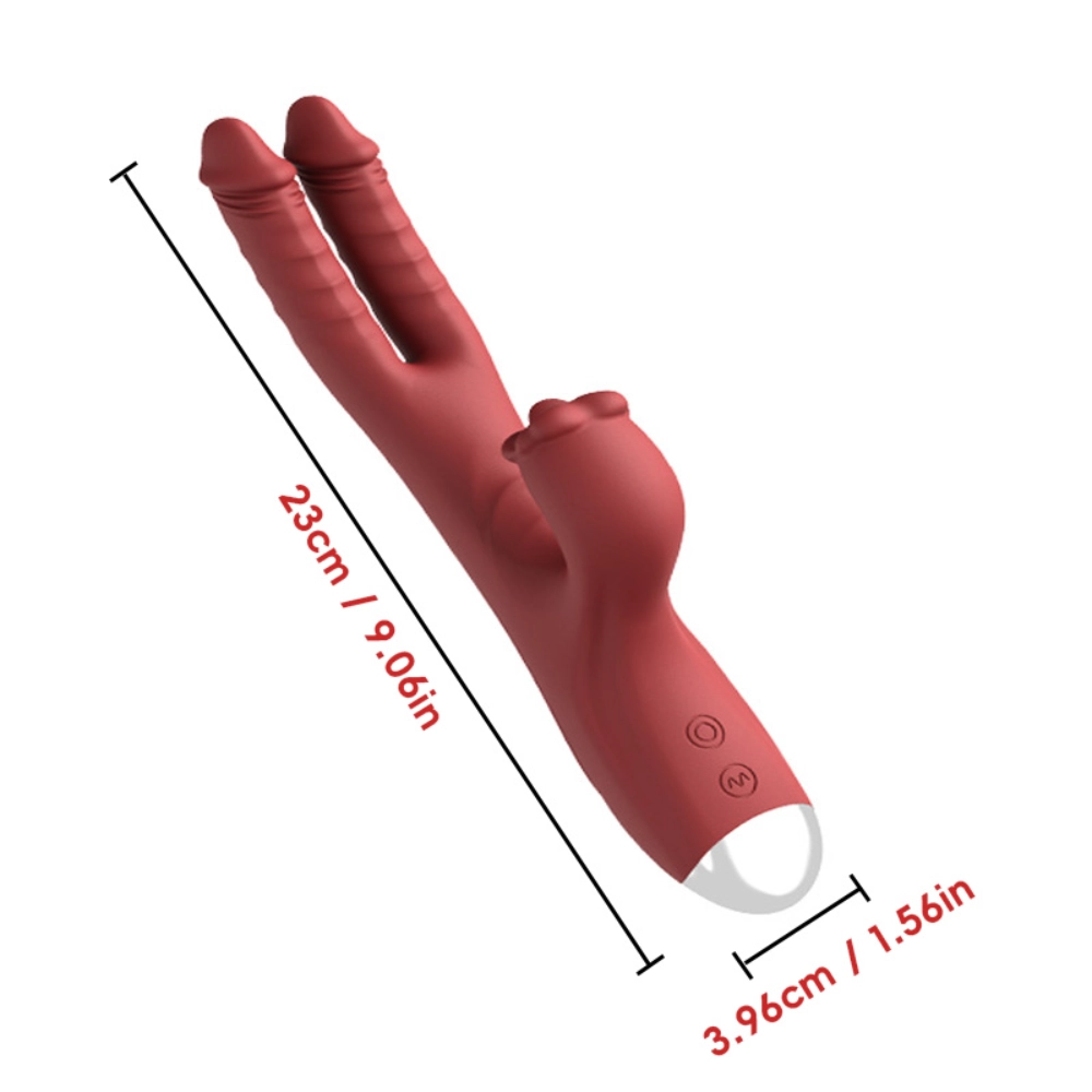 app controlled 360 degree licking vibrating