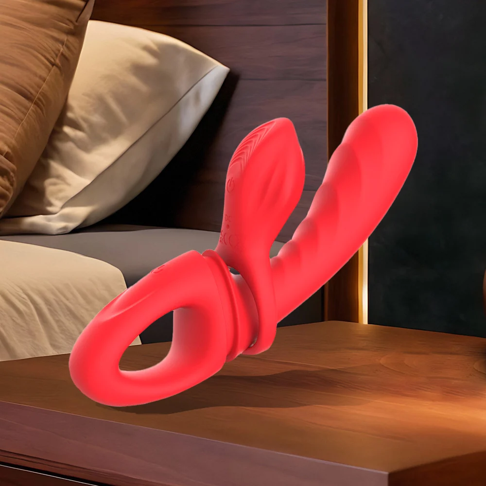 venusfun adult sex toy red silicone vibrator