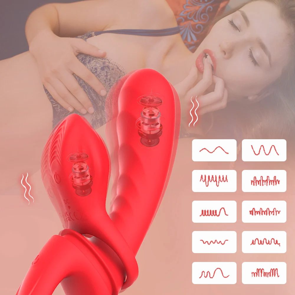 venusfun red silicone cock ring vibrator for women