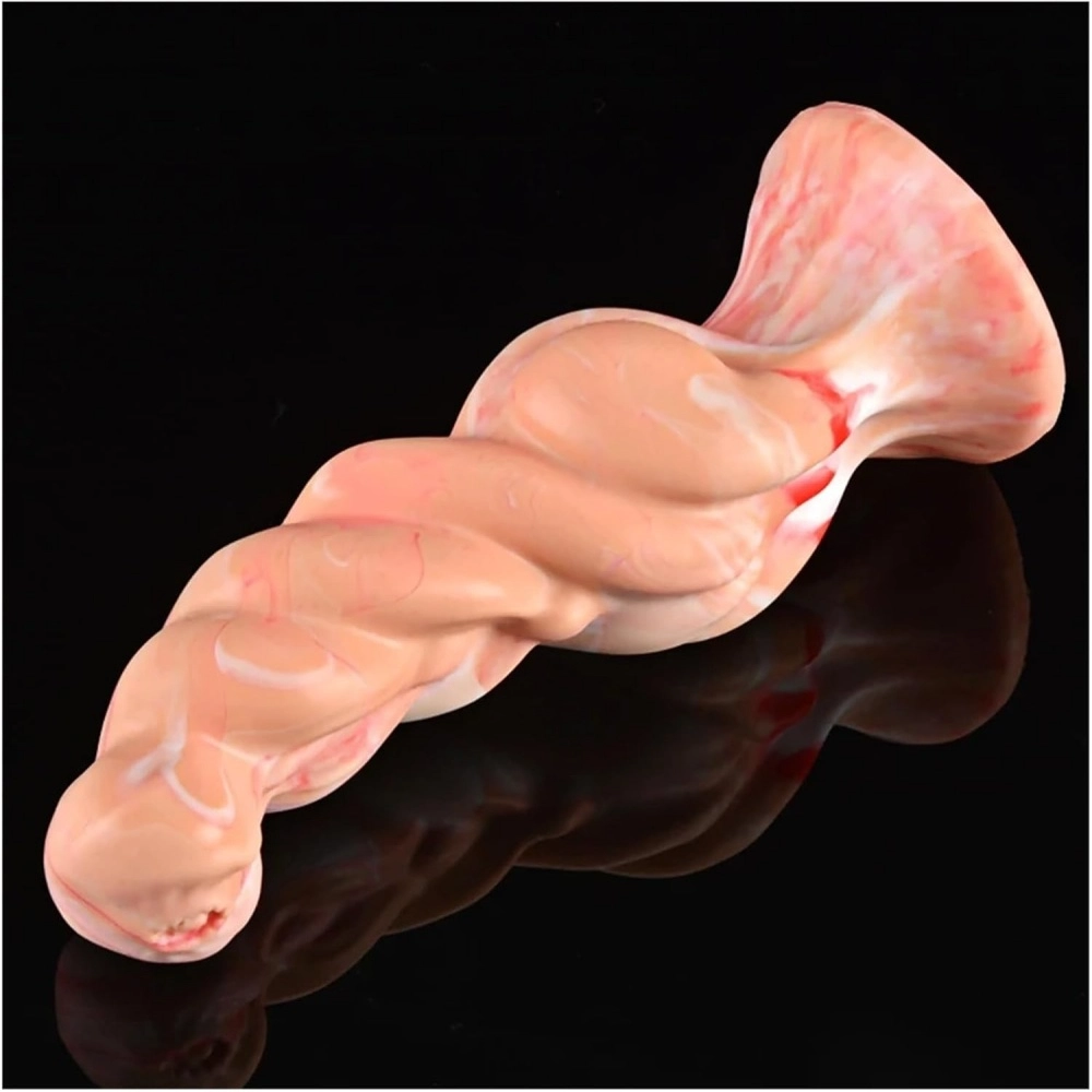 huge realistic silicone monster dildo g-spot anal plug