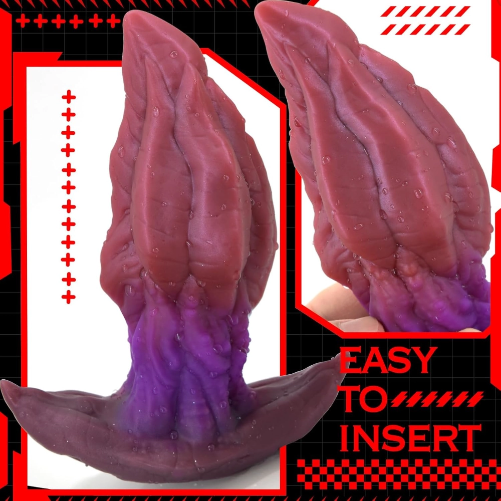 xr brands silicone butt plug ribbed dilator
