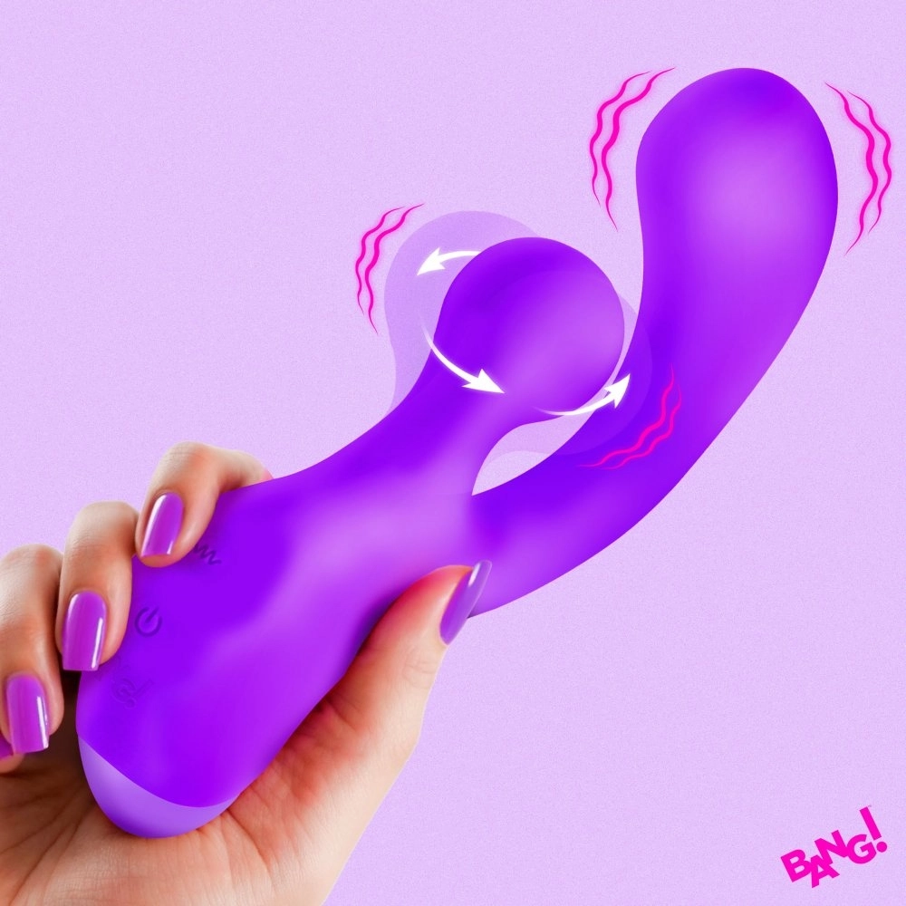 xr brands gyro rabbit silicone vibrator dual stimulation beginners