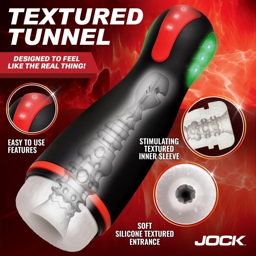 jock blaze tpe stroker masturbator red black white