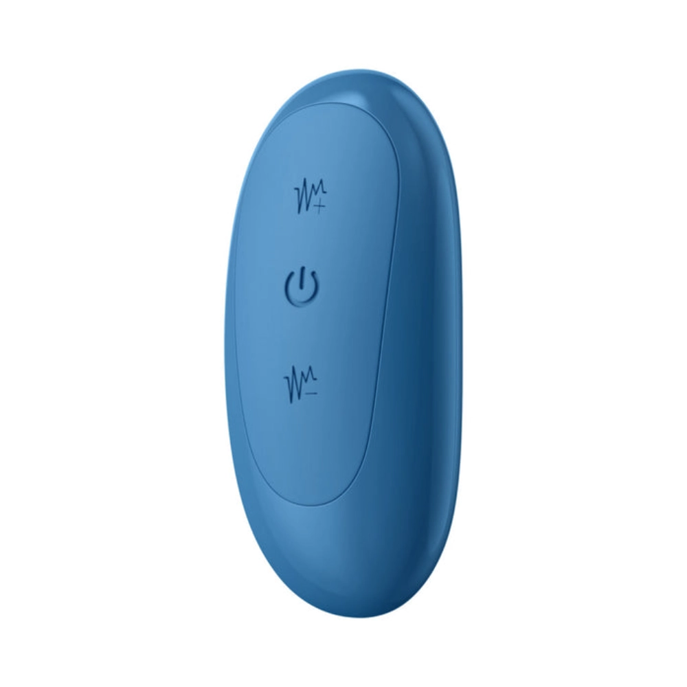 luv inc wavy silicone strap-on for anal play