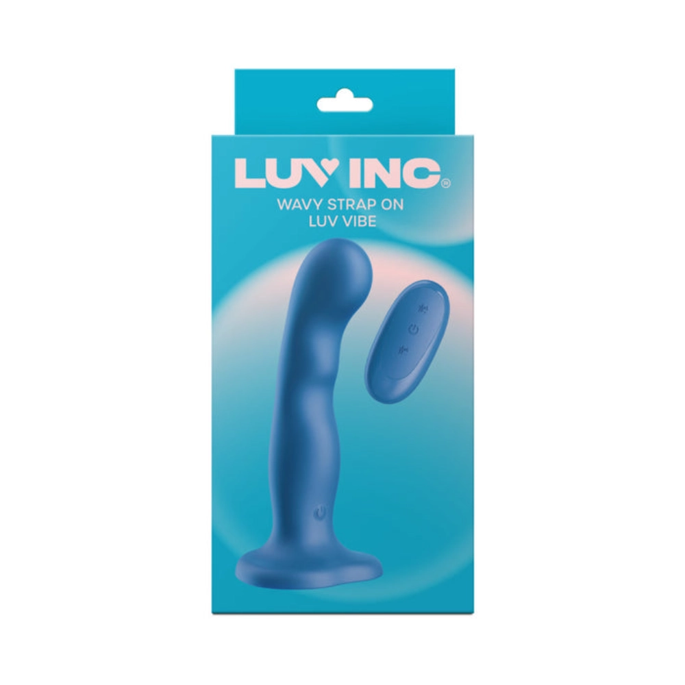 luv inc ws38 strap-on with wavy silicone heart base