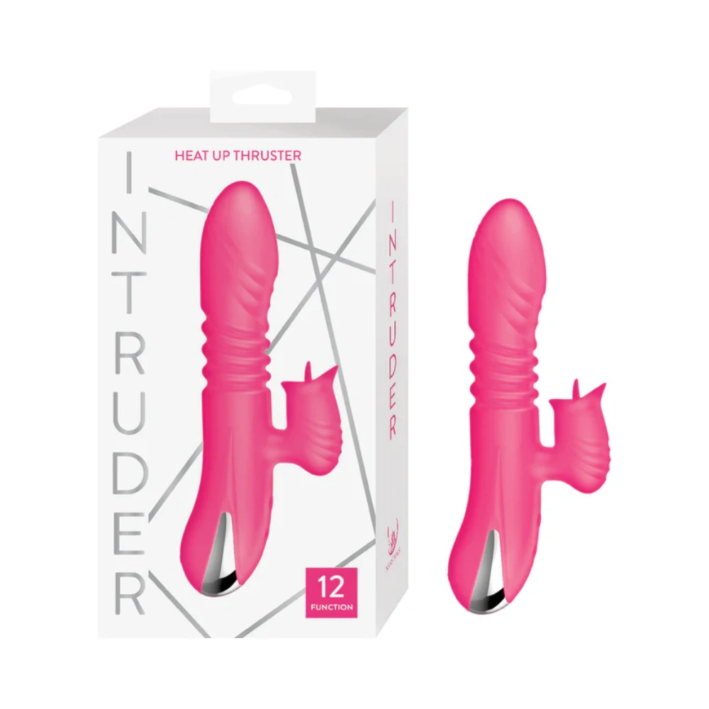 nasstoys intruder heat up dual motors thrusting vibrator fast shipping