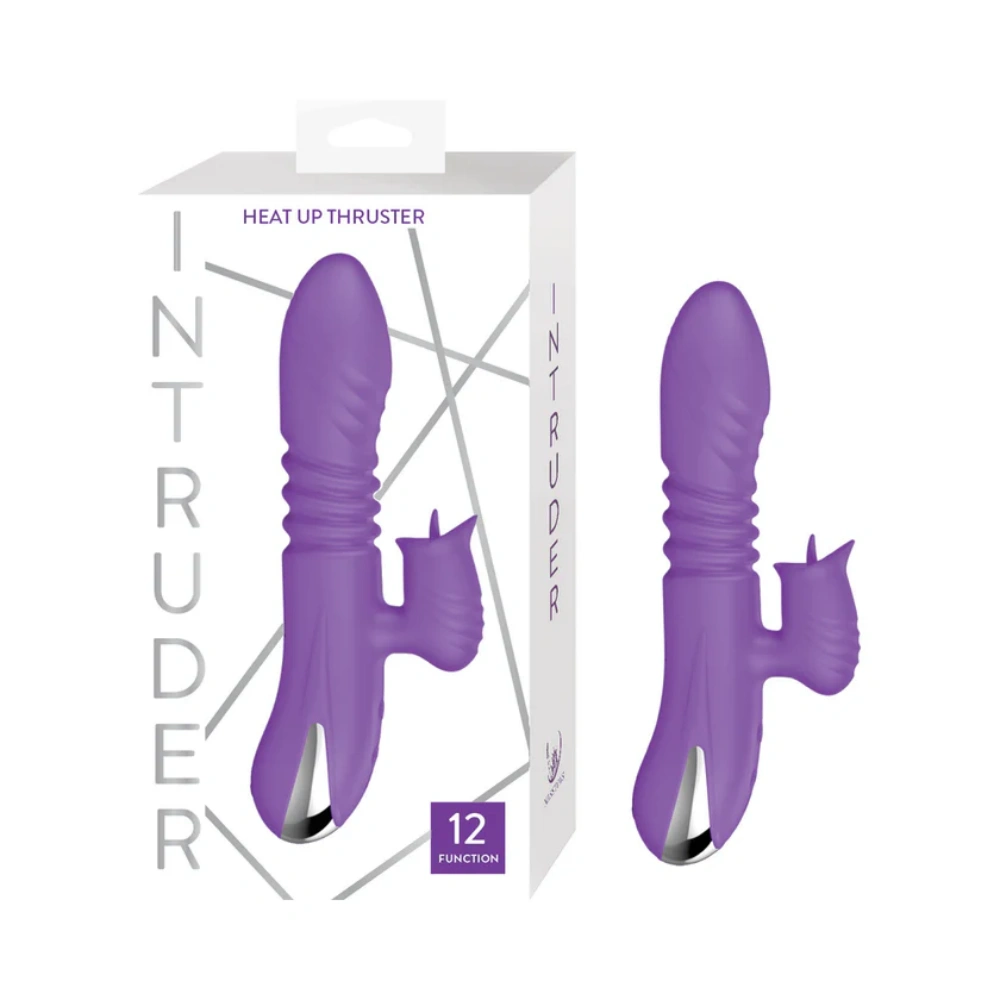 nasstoys intruder heat up dual motors thrusting vibrator safe material