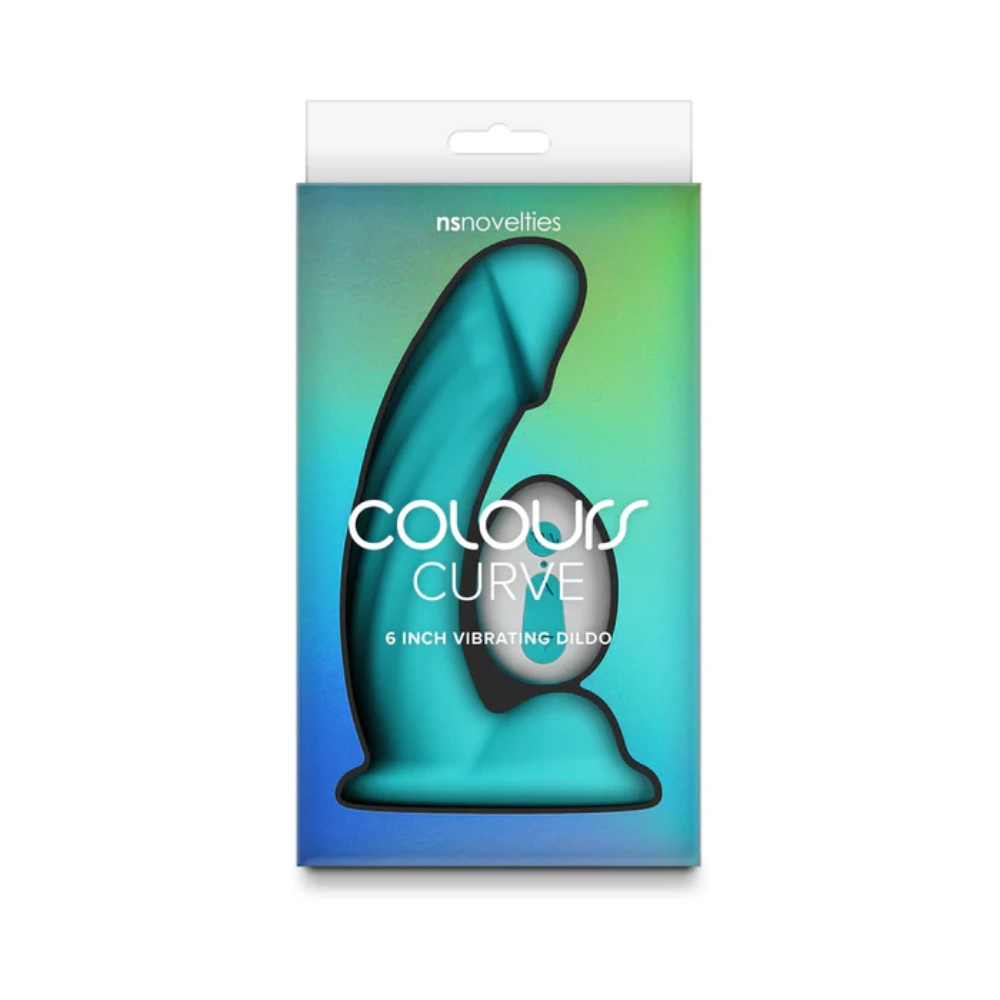 colours curve 6 inch rechargeable silicone dildo