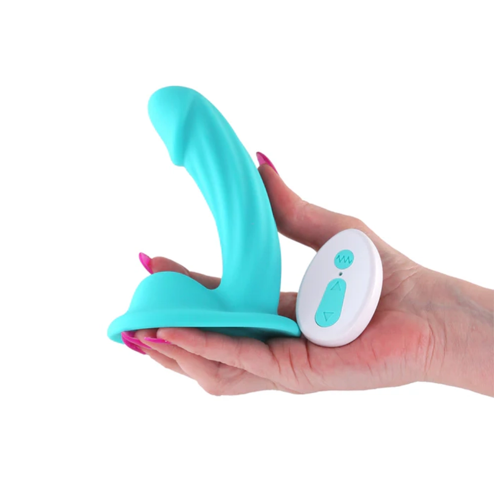ns novelties 5 inch vibrating dildo with remote
