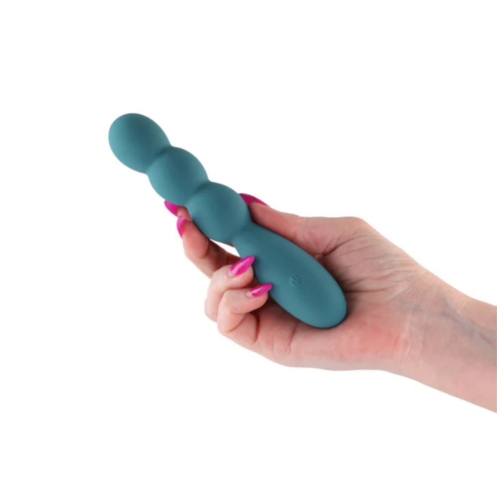 NS Novelties Gold-n-Dreams Rosa Emerald G-spot Vibrator With Three Vibrating Beads