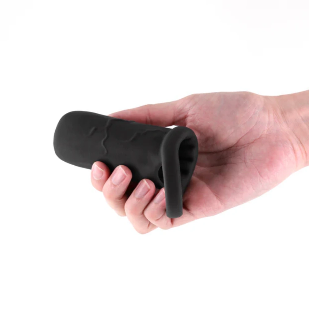 NS Novelties Renegade Supreme Silicone Penis Sleeve With a Ball-drop