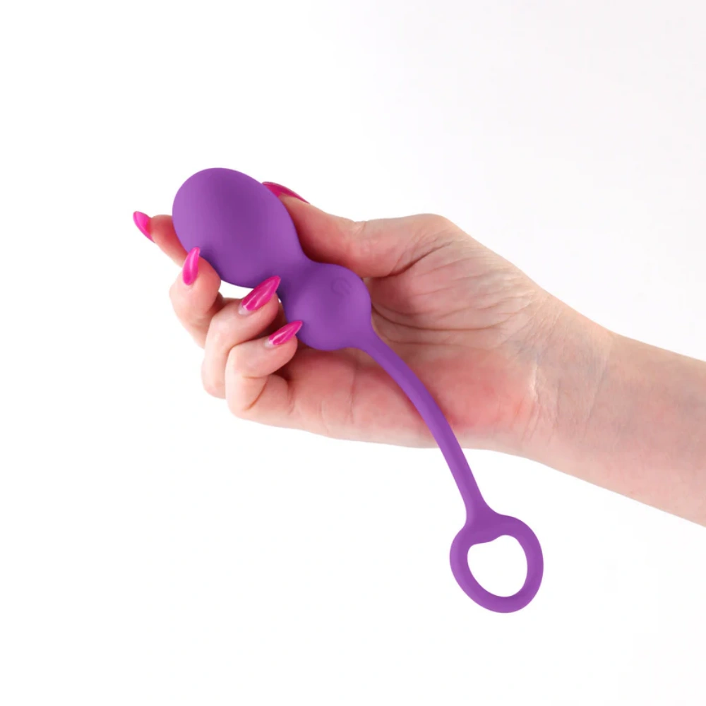 NS Novelties Techno Bop Violet 3 Speeds Egg Vibrator With App Control