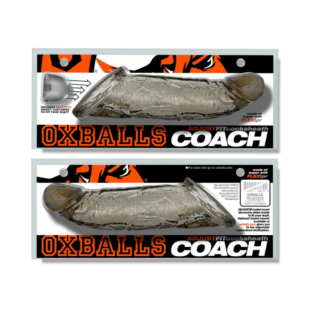 oxballs coach cocksheath storm penis sleeve easy use