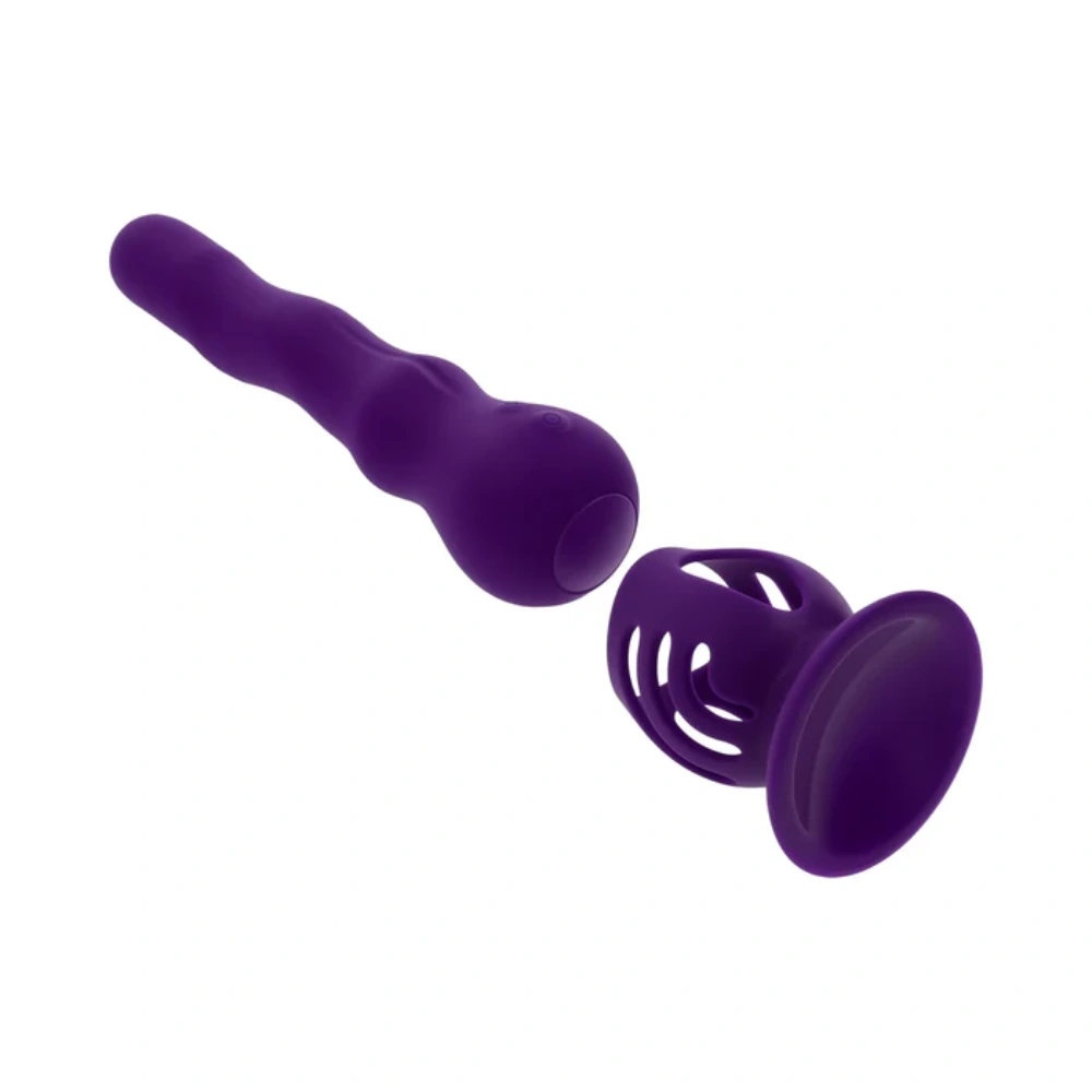 playboy wiggle it acai ergonomic g spot vibrator with suction base