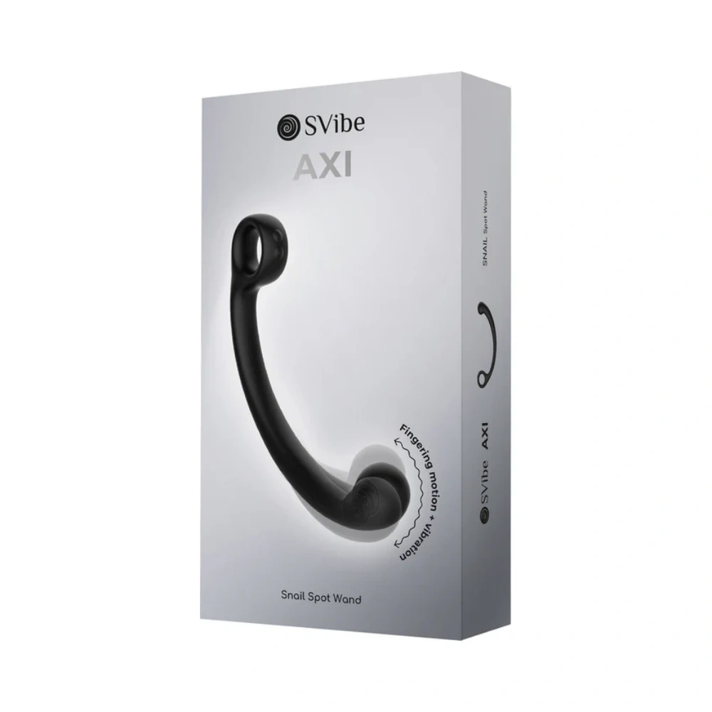 svibe snail axi spot wand granite noir silicone g-spot vibrator safe material