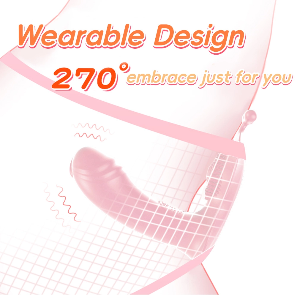 Venusfun Bunny Wearable Egg Vibrator Licking Tongue Dual Motor Clitoral Stimulator for Women