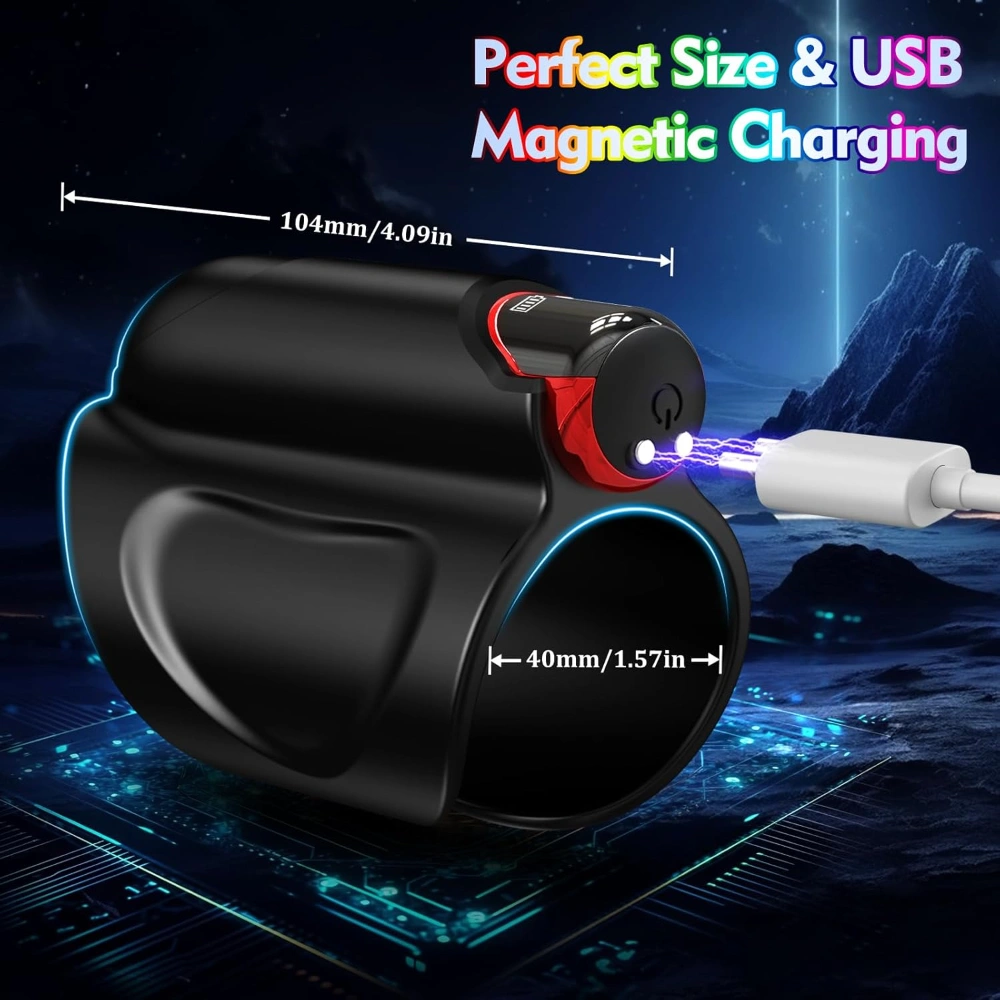 venusfun male vibrator with cock rings and bullet device