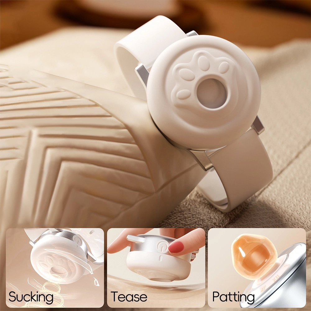 venusfun time kiss watch style clitoral vibrator suction patting