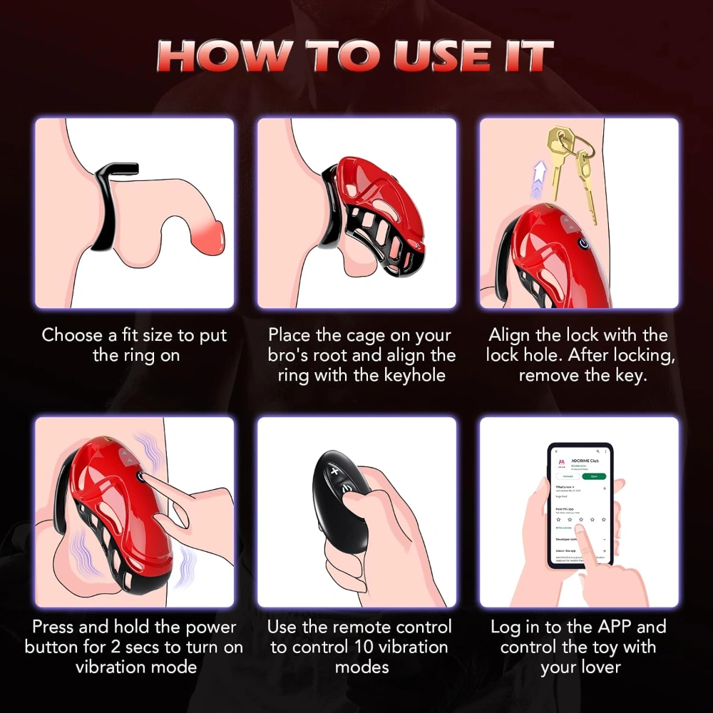 venusfun adjustable chastity device