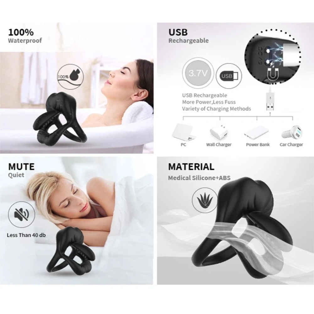 venusfun black penis ring sexy toy