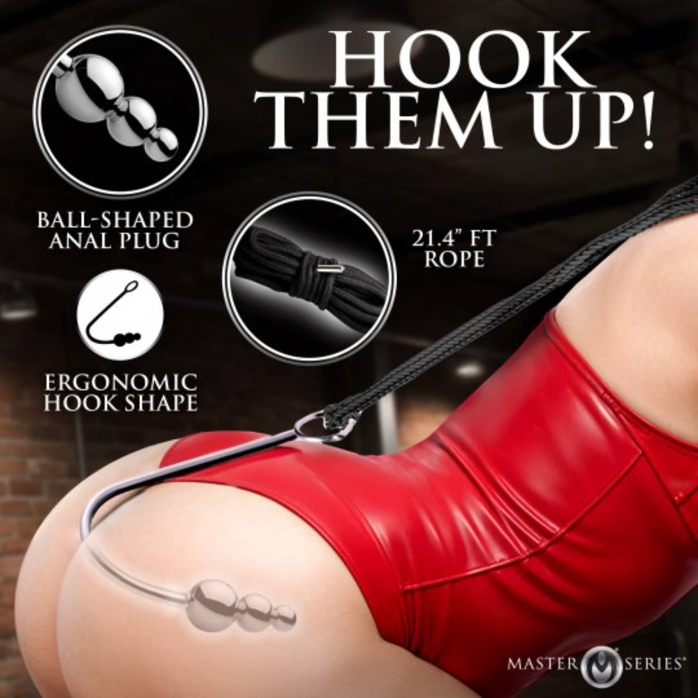 bdsm anal hook with rope