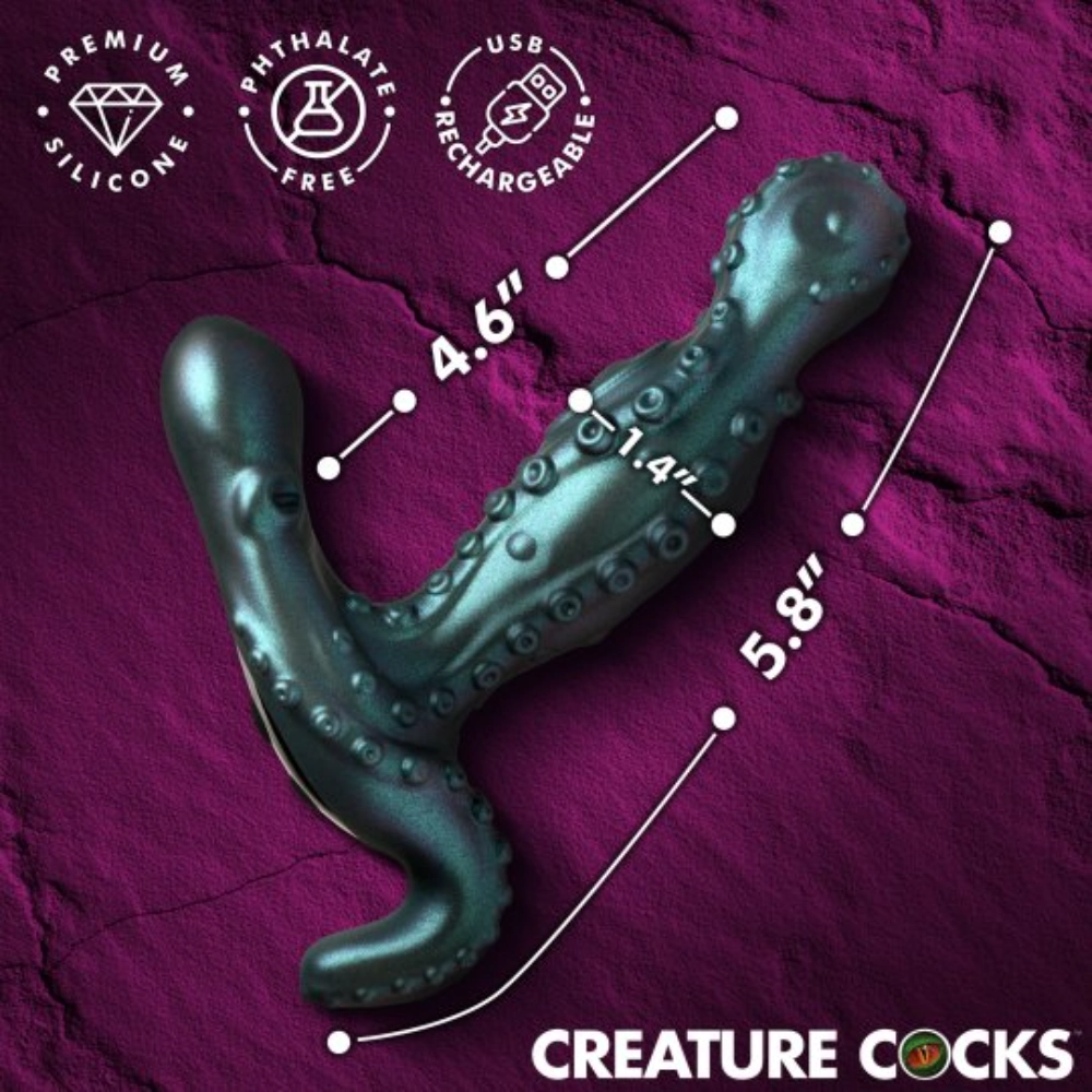deep blue tentacle anal stimulator