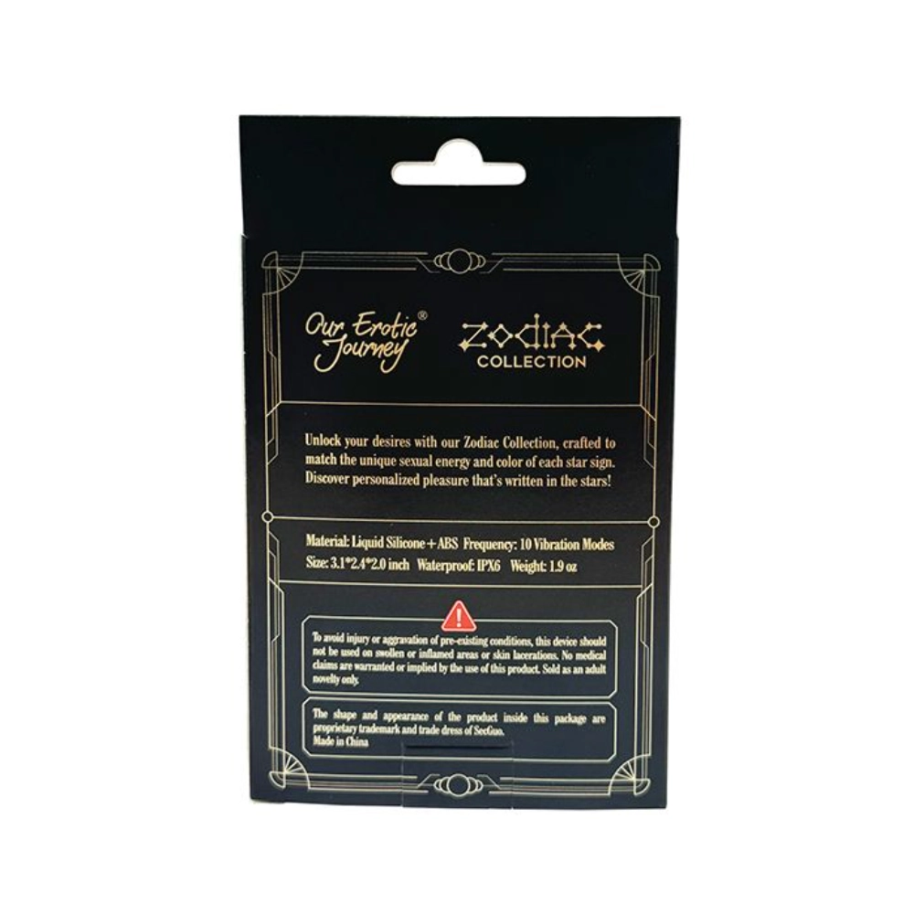 luxury silicone zodiac mini clitoral vibrator