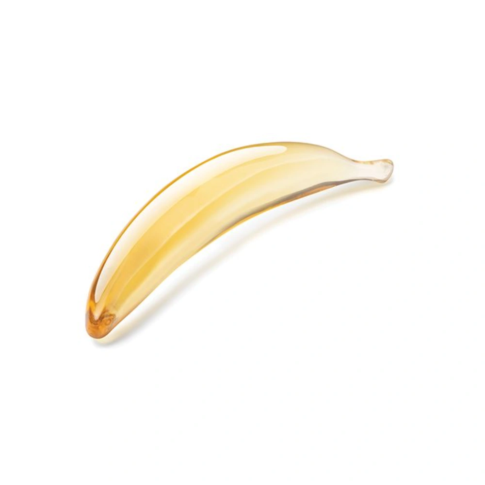 Glas Banana Glass Dildo for beginners smooth curved borosilicate glass toy