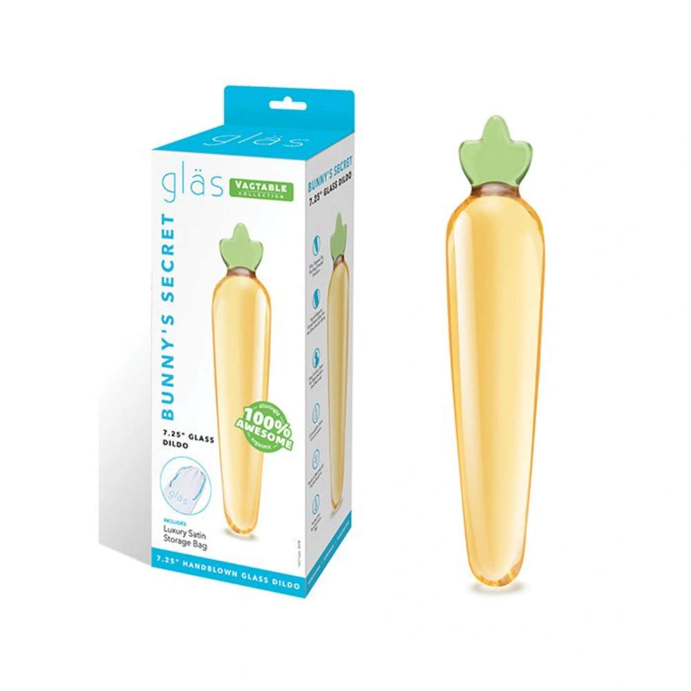 glas temperature responsive dildo