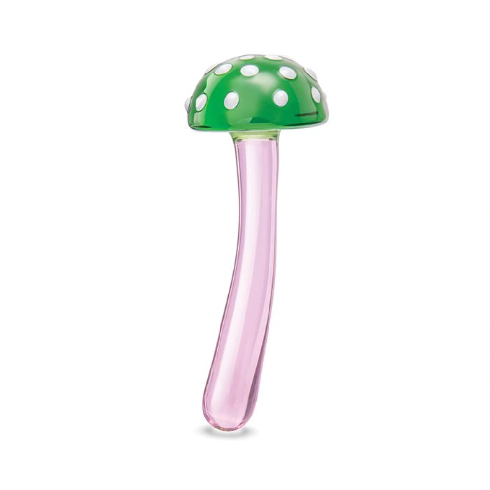 glas magic mushroom glass dildo handcrafted