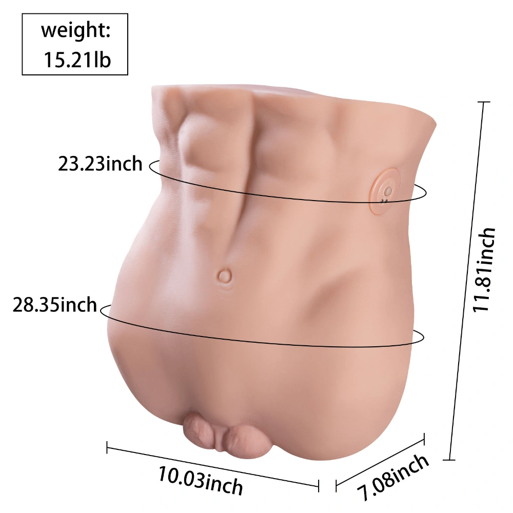 male abs torso sex doll lifelike tpr material anal