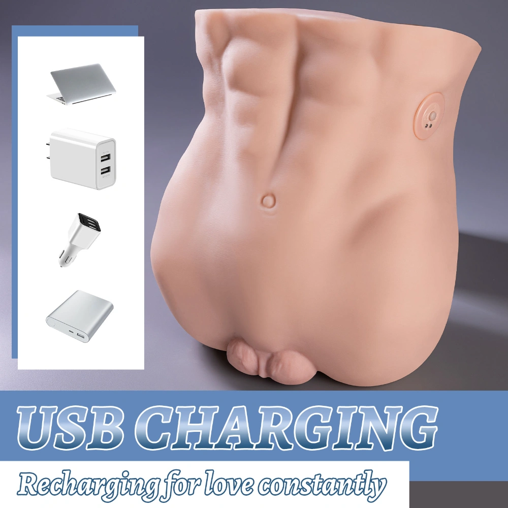 hebe male abs torso sex doll lifelike tpr material anal