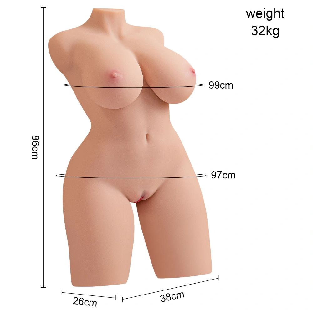torso sex doll tpr material lifelike body tight vagina