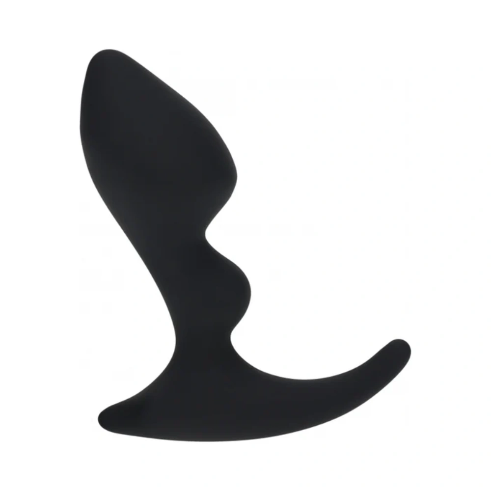 shots levelz double ripple waterproof silicone prostate massager