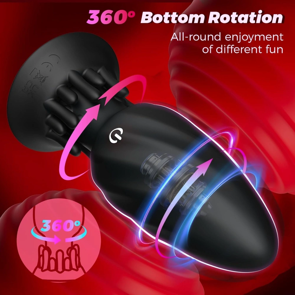 venusfun rotating anal plug vibrator
