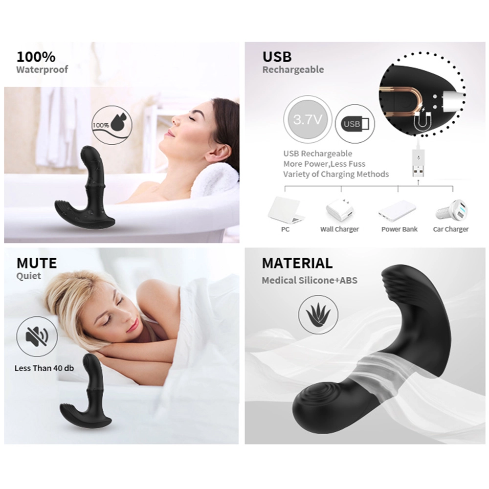 venusfun anal plug with lock ring remote control prostate massager