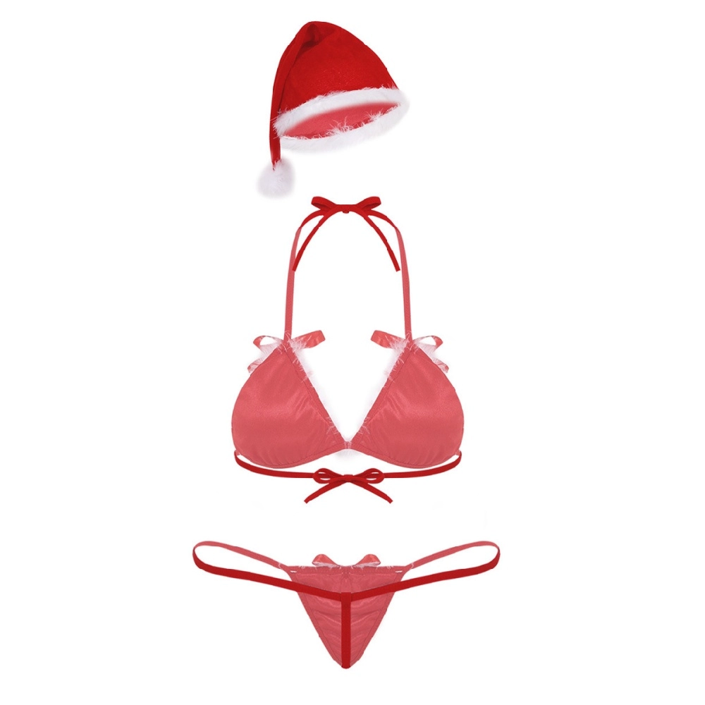 venusfun christmas lingerie bikini set