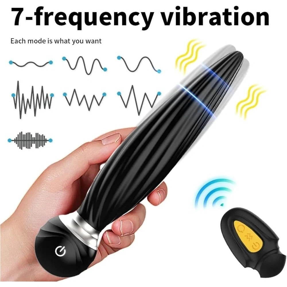 anal plug vibrator for g-spot clitoris stimulation