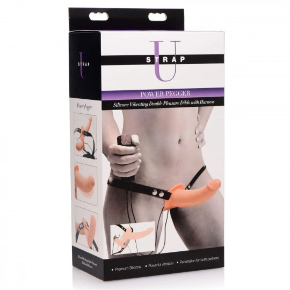 power pegger dual dildo harness for women
