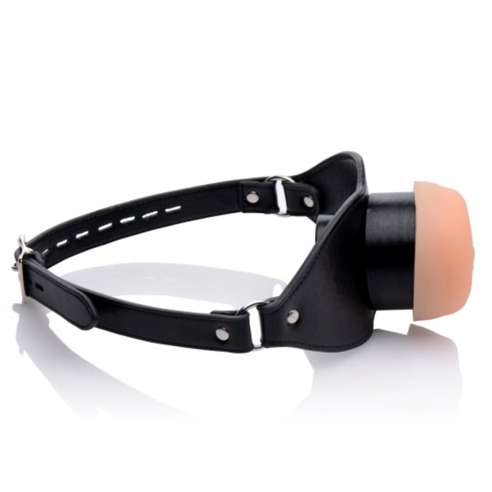 xr brands bondage head harness mouth gag