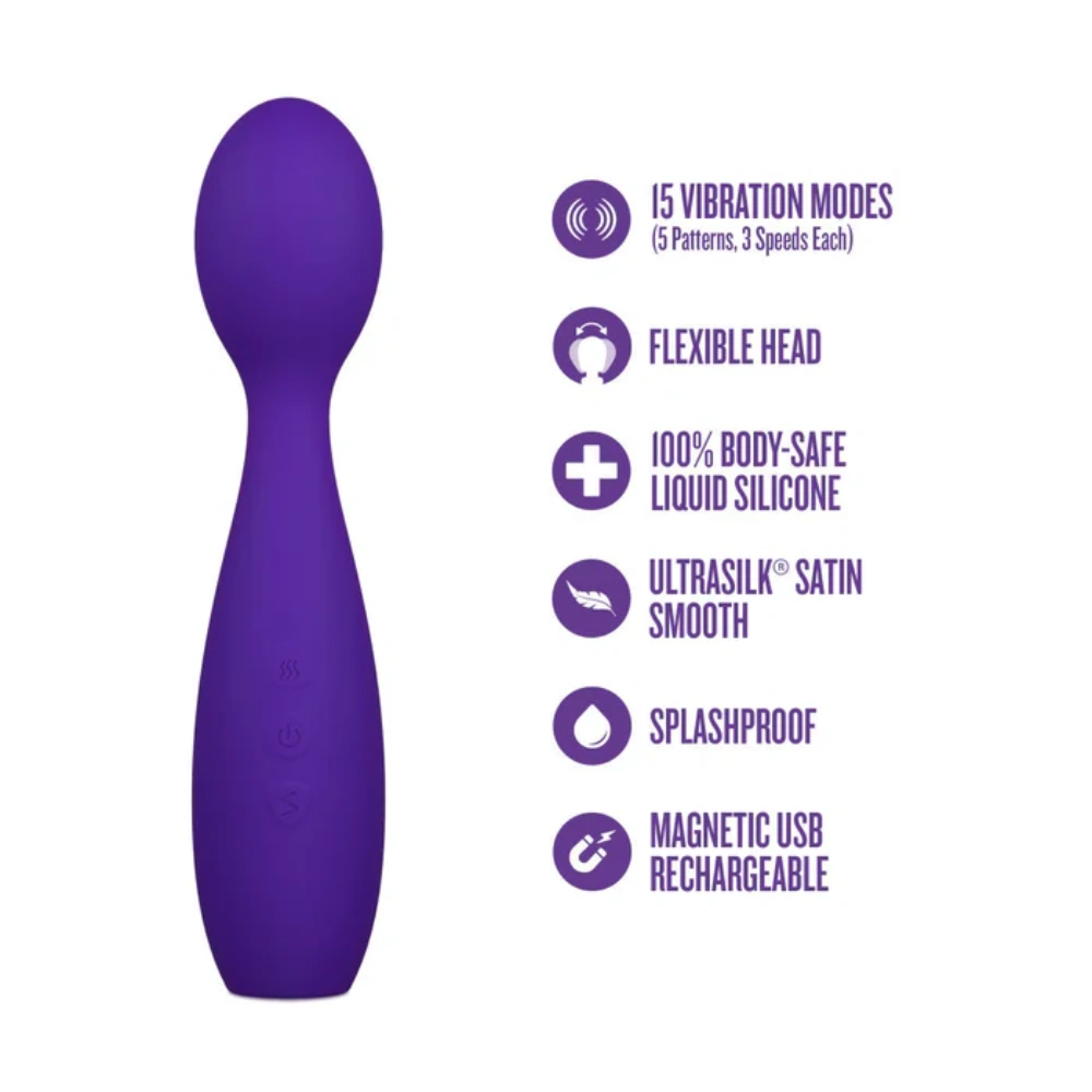 blush velvet high wand massager ultrasilk silicone deep rumbly vibration