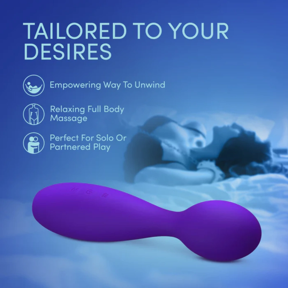 blush velvet high wand massager deep vibration for full body use