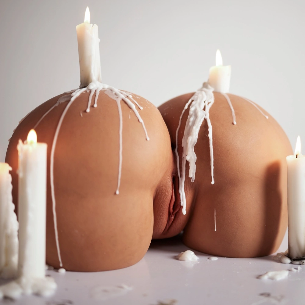 Climax RS-6 Premium Silicone Butt Torso Doll for Men 23.26 LB Realistic Hips Vaginal Anal