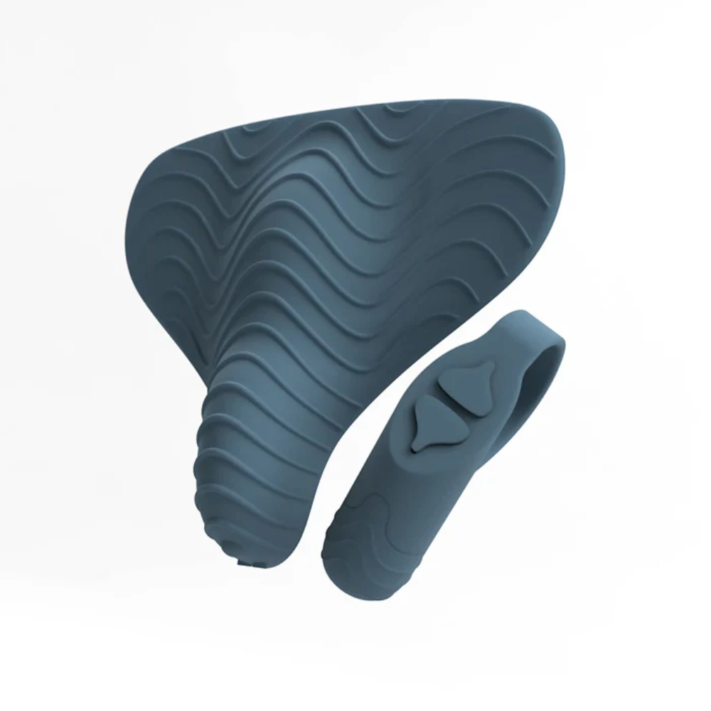 Wild Flower Enby 3 Couples Vibrator Flexible Silicone Dual Motor 3 Speeds 5 Patterns Remote