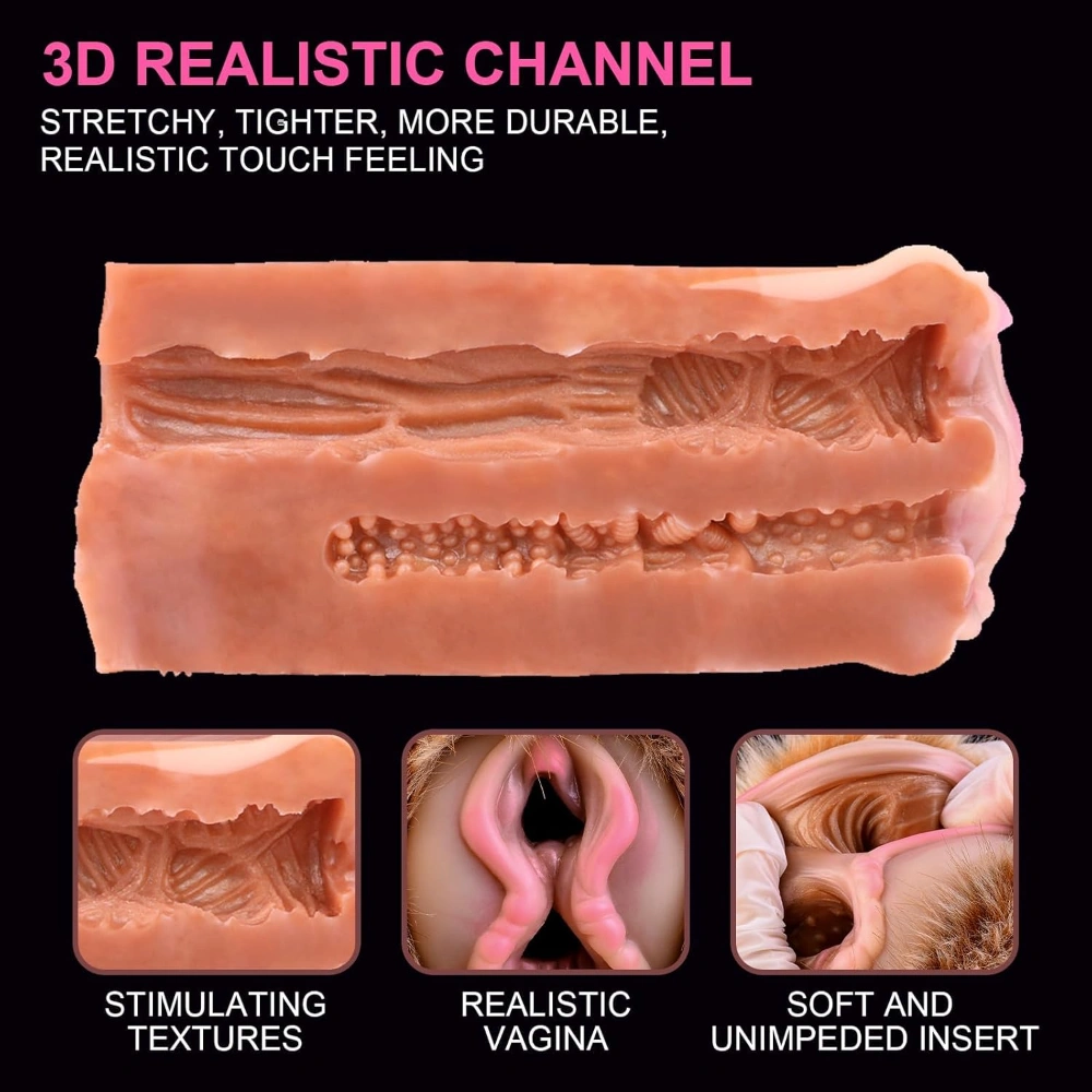 animal pussy dual channel cup