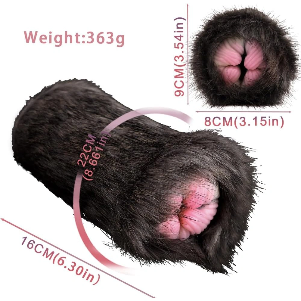 geeba cat pocket pussy male masturbator with realistic labia and clitoris