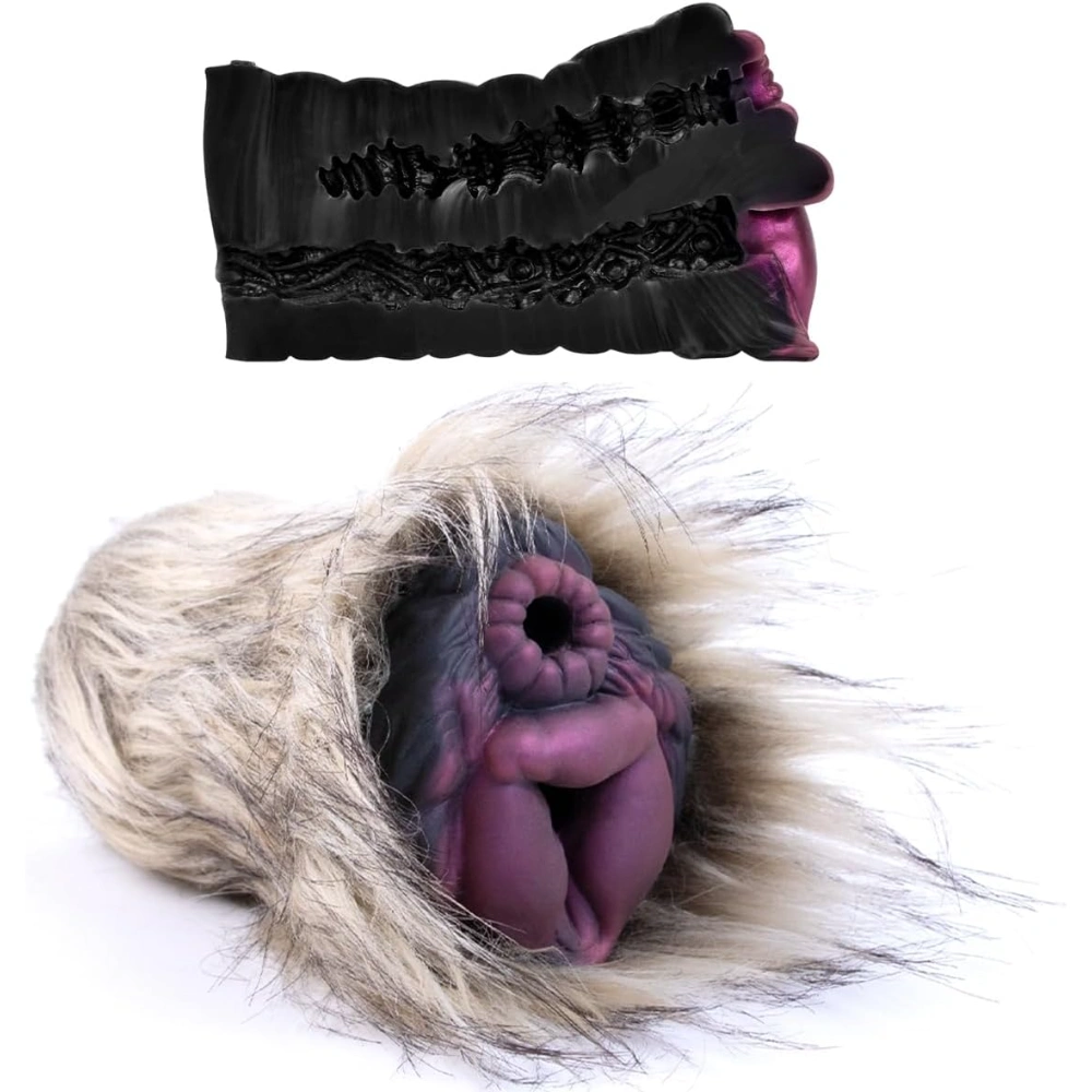 GEEBA Fantasy Dog Animal Pussy Masturbator for Men with Monster Like 3D Inner Texture